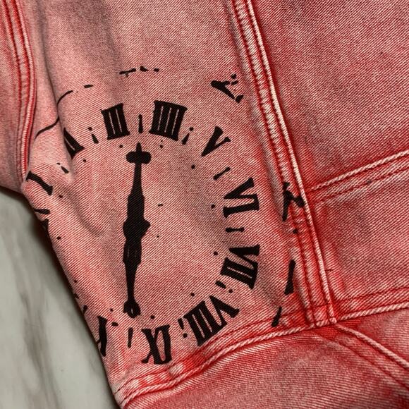 Si tu veux men’s red jean jacket size medium - Picture 8 of 8